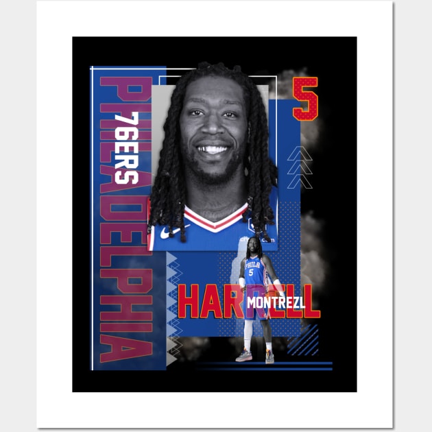 Philadelphia 76ers Montrezl Harrell 5 Wall Art by today.i.am.sad